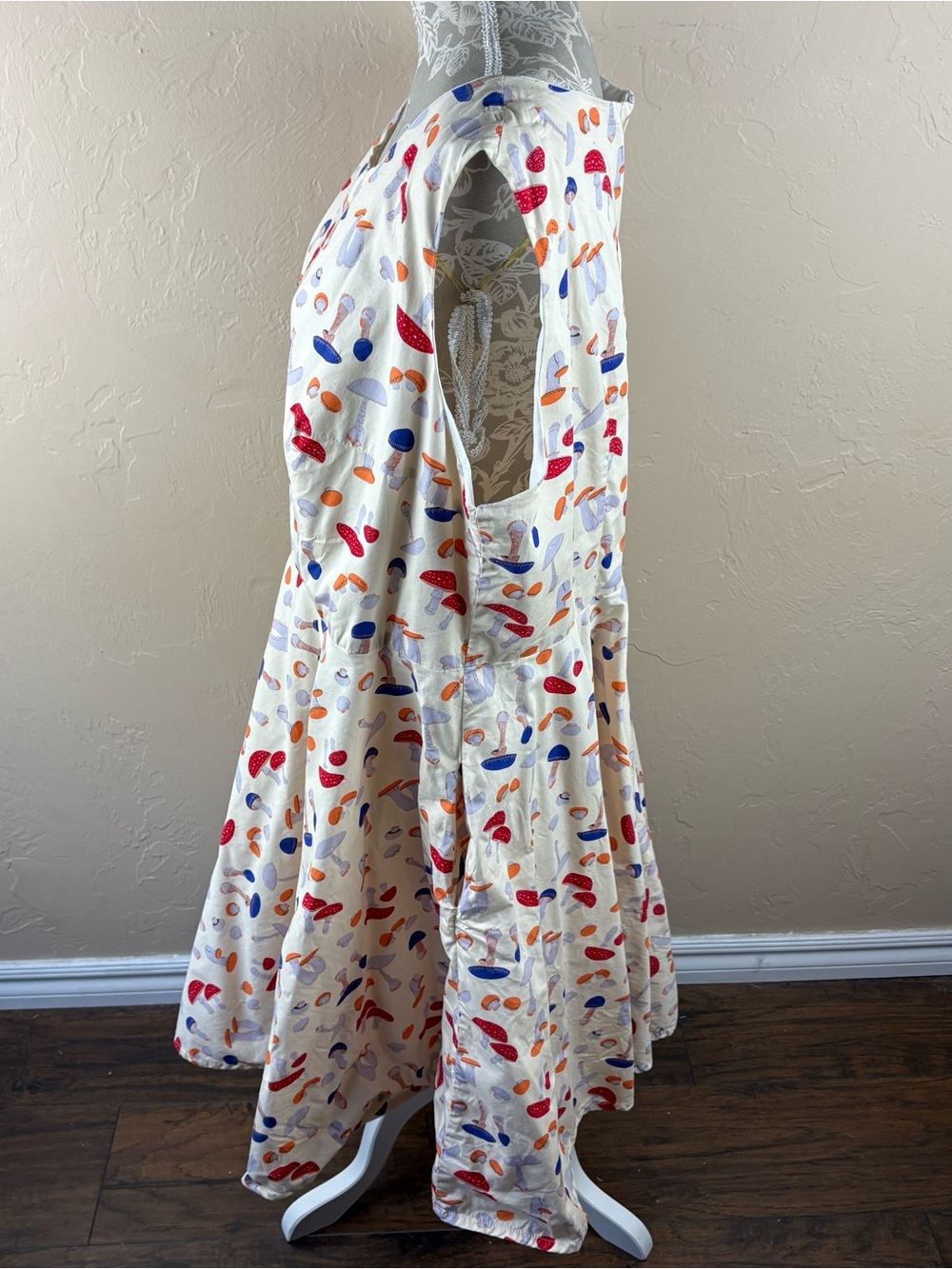 Magnolia Park Sleeveless Fit and Flare Dress Mushrooms Cream Womens size 5XL - Picture 4 of 12